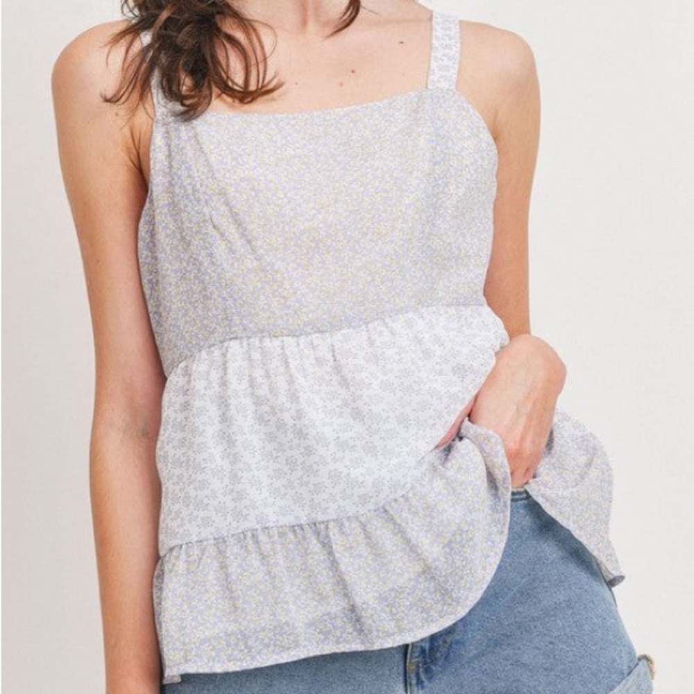 Arden Paper Crane Floral Top